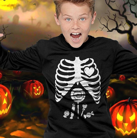 TStars Skeleton X-ray long sleeve t-shirt - unisex - Picture 3 of 9